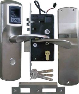 Fingerprint T&uuml;r&ouml;ffner Fingerprint T&uuml;rschloss RFID aus Edelstahl